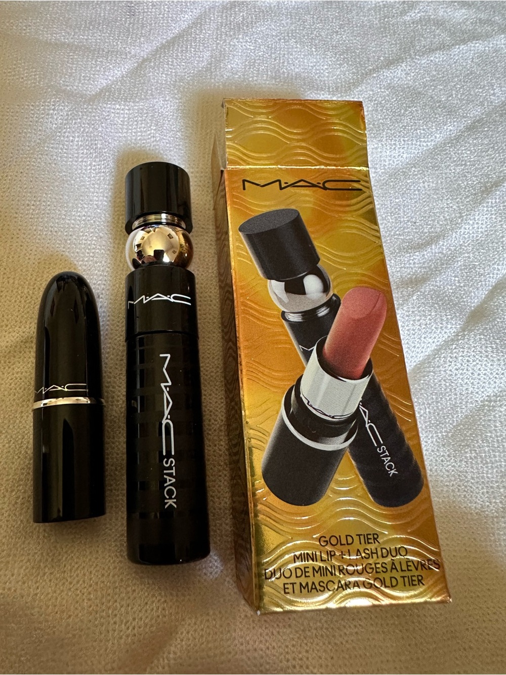 MAC Gold Tier mini lip and lash duo